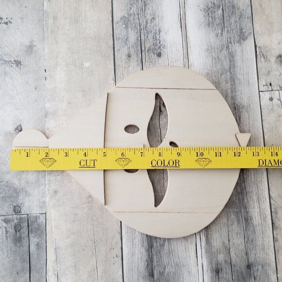 NWT - DIY Wood Santa Faces (set of 3) - Christmas - Picture 2 of 3